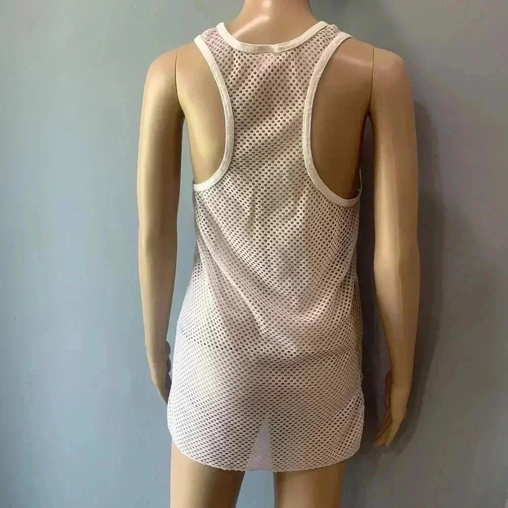 Vintage fishnet 80’s Sea World beach tank top - Picture 8 of 11